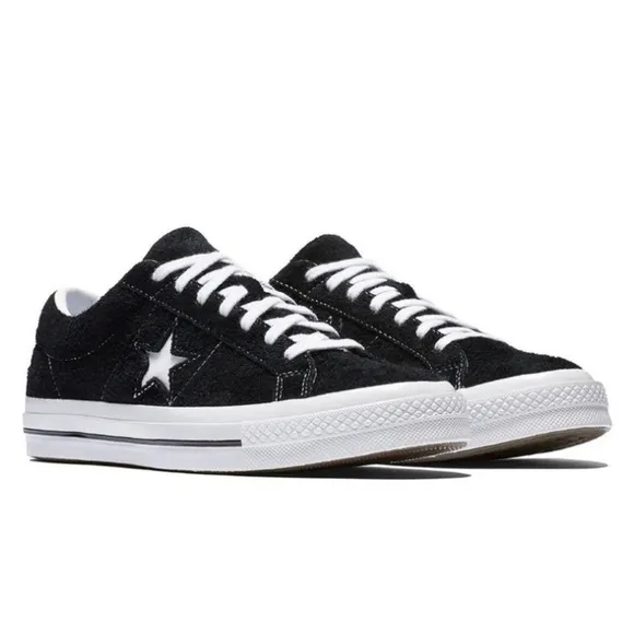 Converse NWOB One Star Pro Skate Shoes Suede Low Trainers Black Sz M10.5