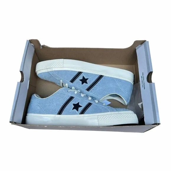 ⭐Converse One Star Academy Pro Ox Suede Low Sz 8 Women Shoes Blue Black A08490C⭐