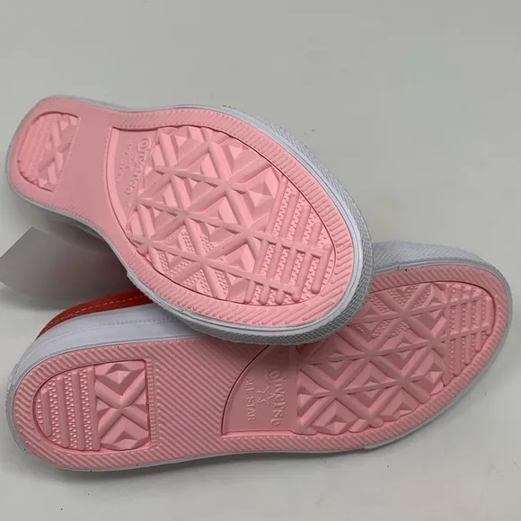 Converse One Star Enamel Red &amp; Pink Pop Suede Shoe