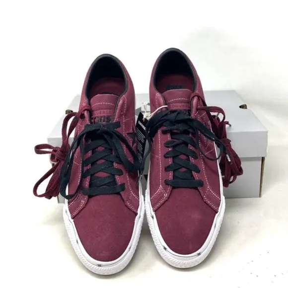 Converse One Star Pro OX Shoes Low Men's Sneakers Skate Suede Bordeaux A05091C