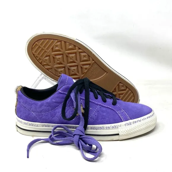 Converse One Star Pro Sean Pablo Suede Low Skate Shoes Lilac Men's Size A04371C