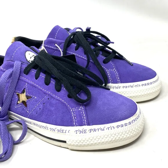 Converse One Star Pro Sean Pablo Suede Low Skate Shoes Lilac Men's Size A04371C