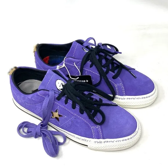 Converse One Star Pro Sean Pablo Suede Low Skate Shoes Lilac Men's Size A04371C
