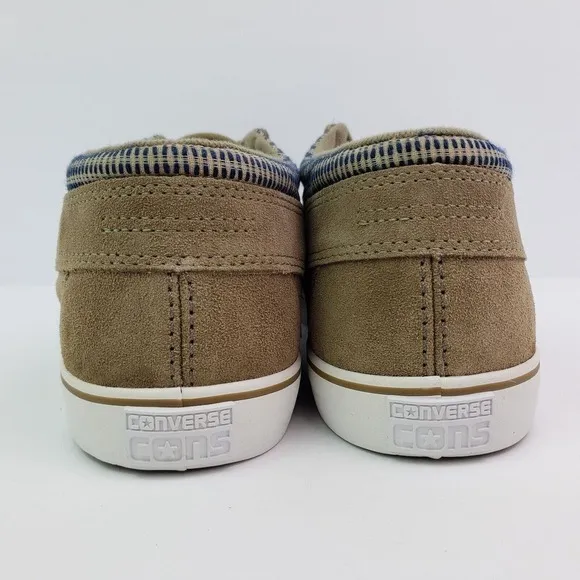 Converse Sea Star LS Mid Mens Size 10.5 Lead Gray Suede Skate Sneaker Shoes