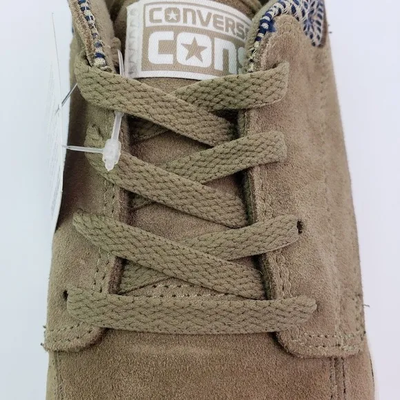 Converse Sea Star LS Mid Mens Size 11 Lead Gray Suede Skate Sneaker Shoes