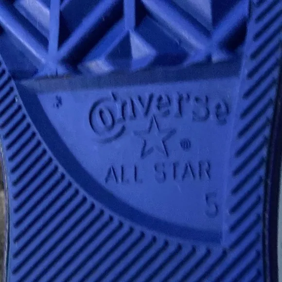 CONVERSE Shoes Chuck Taylor All Star High Top Sneakers Blue White Women 7  Men 5
