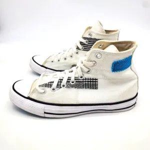 Converse Shoes Men 7 Women 9 Ctas HI White Sail Blue High Top Sneakers Canvas