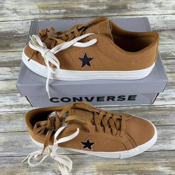 Converse Shoes Mens 8.5 Brown Raw Sugar One Star Pro‎ Skate 90's Street Y2K NEW