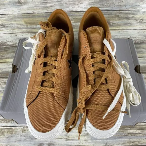 Converse Shoes Mens 8.5 Brown Raw Sugar One Star Pro‎ Skate 90's Street Y2K NEW