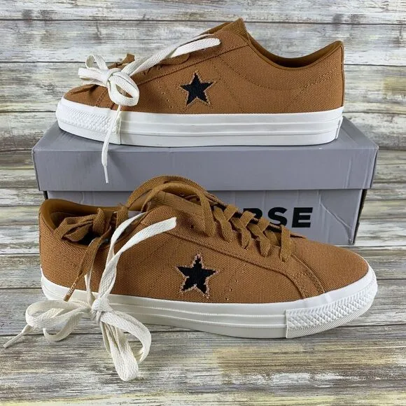 Converse Shoes Mens 8.5 Brown Raw Sugar One Star Pro‎ Skate 90's Street Y2K NEW