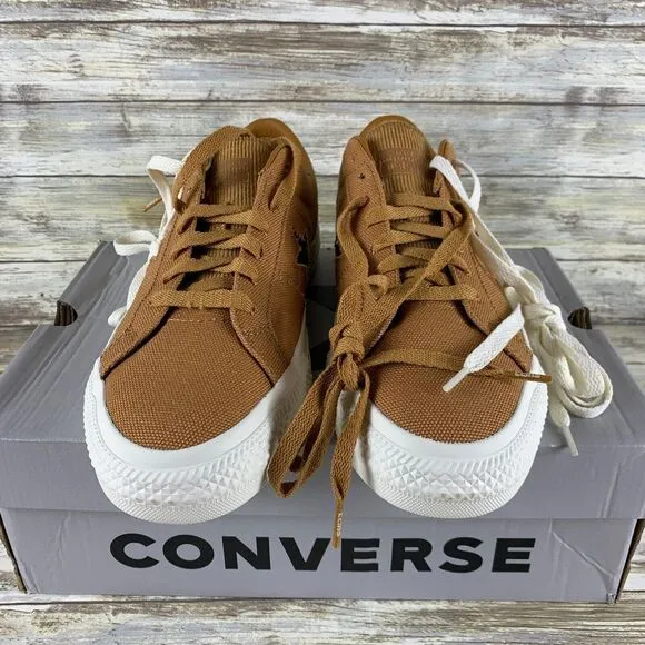Converse Shoes Mens 8.5 Brown Raw Sugar One Star Pro‎ Skate 90's Street Y2K NEW