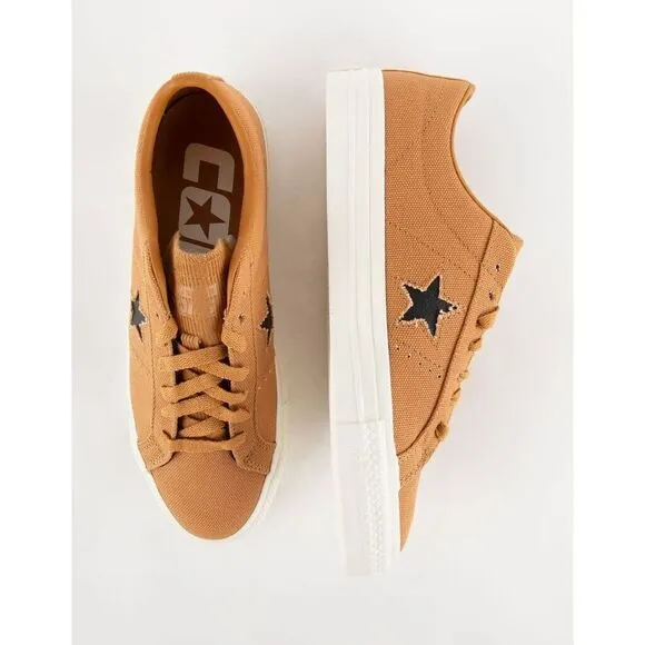 Converse Shoes Mens 8.5 Brown Raw Sugar One Star Pro‎ Skate 90's Street Y2K NEW
