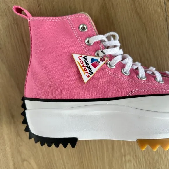 🤩Converse Size 7 Men's Shoes Run Star Hike Pop High Top Sneakers Pink A08735C🤩