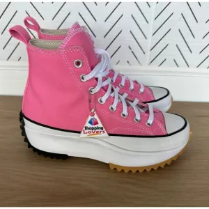 🤩Converse Size 7 Men's Shoes Run Star Hike Pop High Top Sneakers Pink A08735C🤩