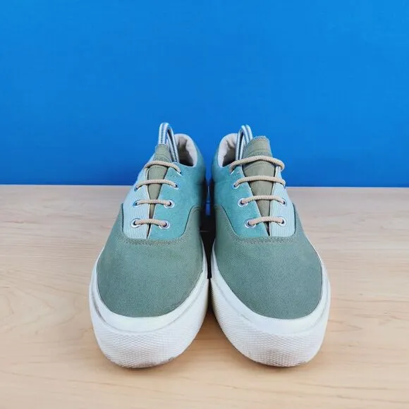 Converse Skid Grip OX Suede Oil Green Low Skate shoes 169641C Men's‎ 8 Wom's 9.5