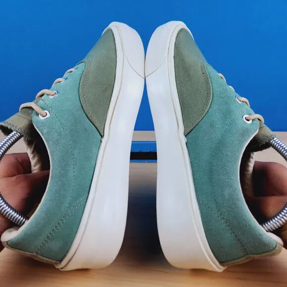 Converse Skid Grip OX Suede Oil Green Low Skate shoes 169641C Men's‎ 8 Wom's 9.5