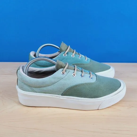 Converse Skid Grip OX Suede Oil Green Low Skate shoes 169641C Men's‎ 8 Wom's 9.5