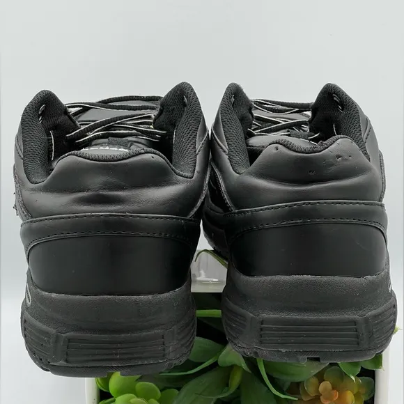 🌺Converse Stealth Composite Toe Work Shoes Black Oil Slip Resistant-Leather🌸🌺