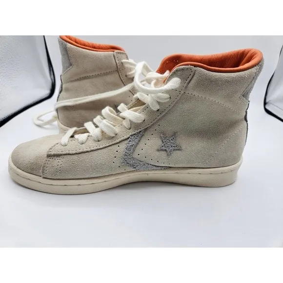 Converse x Bugs Bunny Pro Leather High Top Mens 6 Womens 7.5 Gray‎ Orange