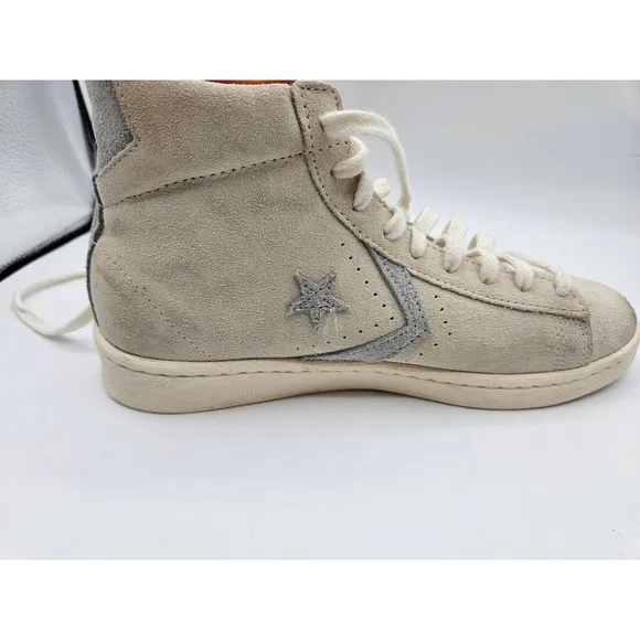 Converse x Bugs Bunny Pro Leather High Top Mens 6 Womens 7.5 Gray‎ Orange