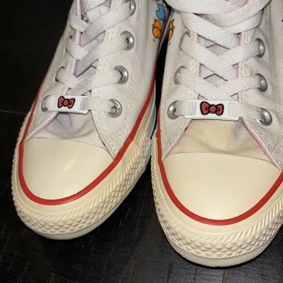 Converse X Hello Kitty Chuck Taylor All Star High Top Sneakers Shoes Size 6