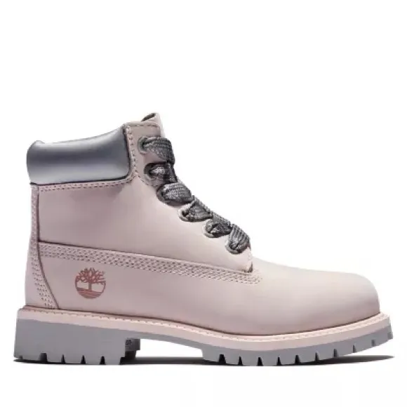 COPY - Timberland Women’s PREMIUM 6-INCH WATERPROOF BOOTS Light Pink Nubuck 4 M…