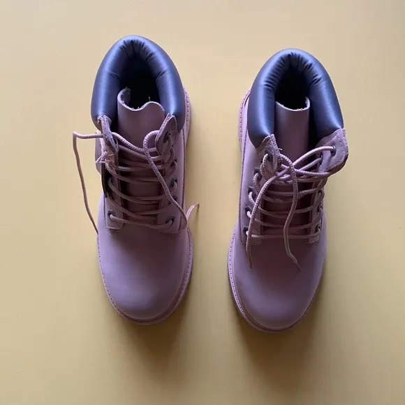 COPY - Timberland Women’s PREMIUM 6-INCH WATERPROOF BOOTS Light Pink Nubuck 4 M…