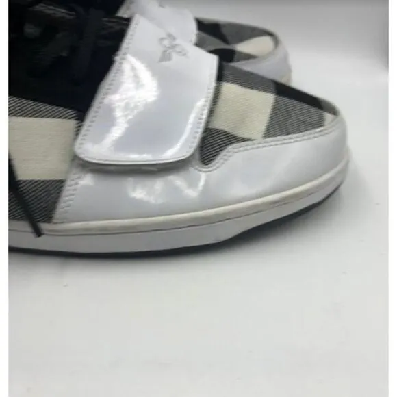 Creative Recreation Men's Black White Plaid High Top Sneakers Size 13 Shoes