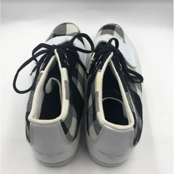 Creative Recreation Men's Black White Plaid High Top Sneakers Size 13 Shoes