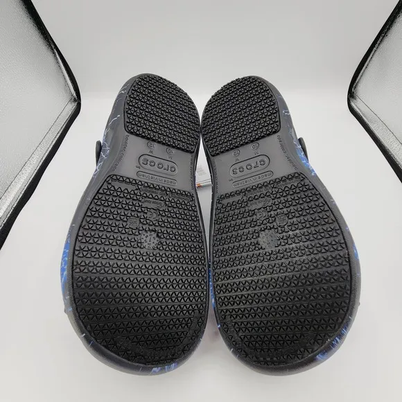 Crocs Adult Bistro Graphic Clogs Slip Resistant Work Shoes Mens 10 Womens 12 NEW