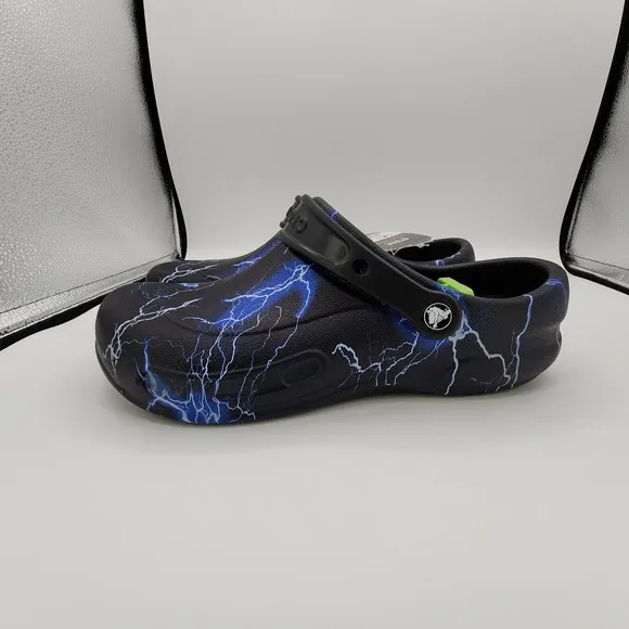 Crocs Adult Bistro Graphic Clogs Slip Resistant Work Shoes Mens 10 Womens 12 NEW