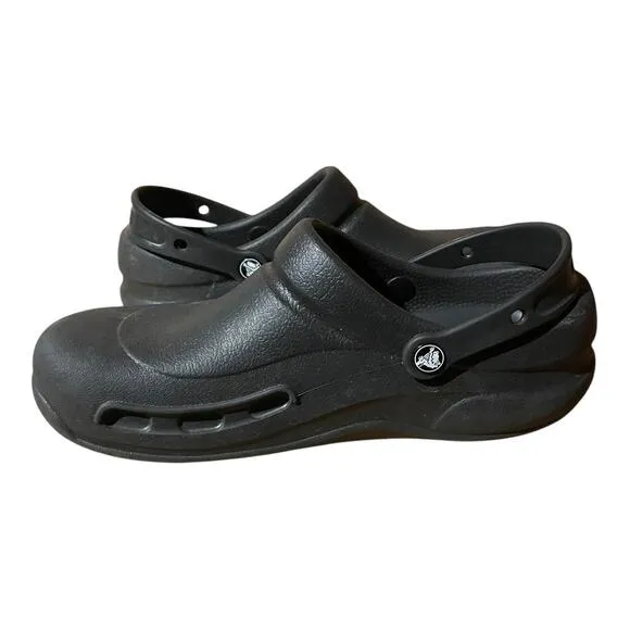 Crocs Bistro Cooks Careers Clogs Slip Resistant Black Size 10 Men 12 Womens