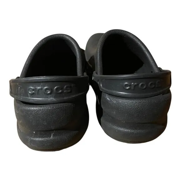 Crocs Bistro Cooks Careers Clogs Slip Resistant Black Size 10 Men 12 Womens