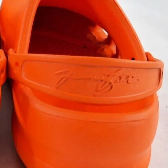 Crocs Mario Batali Signature Orange Bistro Clogs Shoes Slip Resistant Mens Sz 12