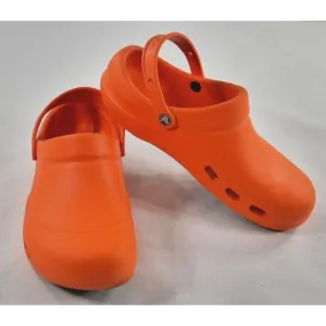Crocs Mario Batali Signature Orange Bistro Clogs Shoes Slip Resistant Mens Sz 12