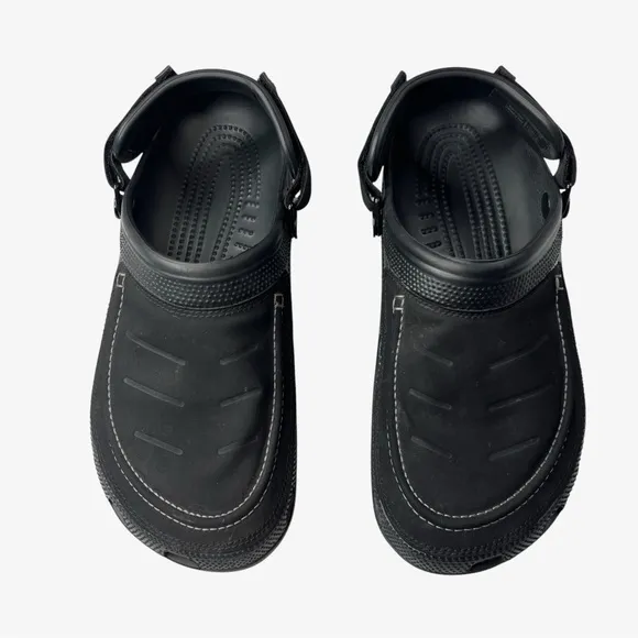 Crocs Mens Yukon Vista ll Clog Size 11 Black Slip-On Casual Comfortable Shoes