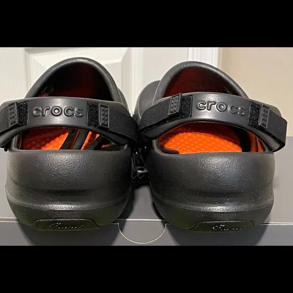 Crocs Premium Bistro Pro LiteRide Slip Resistant Clogs Shoes Black Men Sz 12 NEW