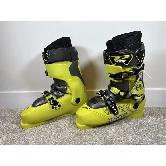 Dalbello Krypton Flex Index 130 Pro Ski Boots Men's 29.5 Green Gray 337mm 5355
