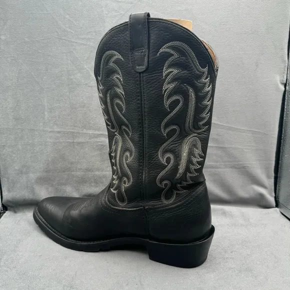 Dan Post DP69630 Milwaukee Boots Size 13D‎ Black Western Shoes Oil Resistant