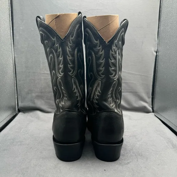 Dan Post DP69630 Milwaukee Boots Size 13D‎ Black Western Shoes Oil Resistant