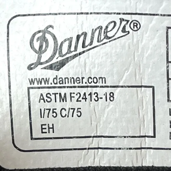 Danner Crafter 6&quot; Waterproof Safety Toe Work Boots Brown‎ Leather Mens 8.5 UK 8