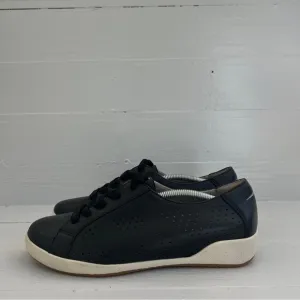 Dansko Black Sneakers Women's 7.5 (EU 38) Orli Perforated Nappa Low Top Shoes