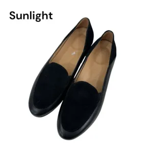Dansko Womens Black Leather/Suede Slip-On Loafers SZ 37 Comfortable Casual Shoes