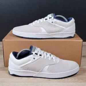 DC Shoes TL19 Mens Size 10 Beige White Blue Tiago Lemos Skate Athletic Sneakers