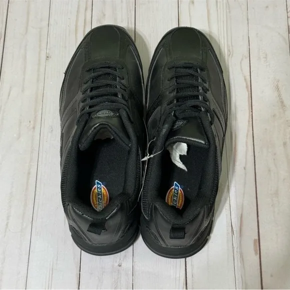 Dickies Slip Resistant Low Top Black Sneaker Size 11 Men
