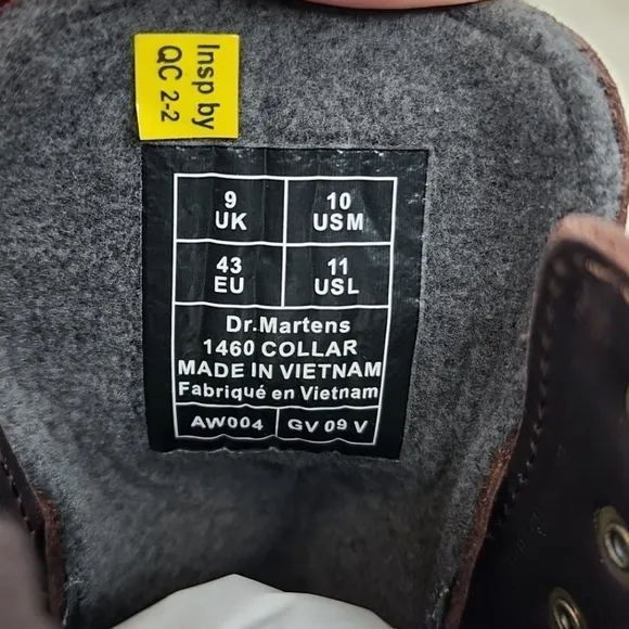 Dr. Martens 1460 Collar Leather Waterproof Boots