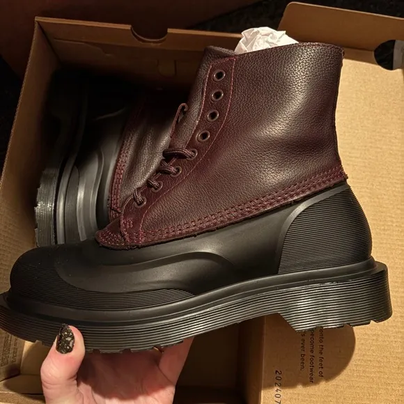 DR. MARTENS 1460 FLEECE LINED SUB NEWLANDS WATERPROOF BOOTS