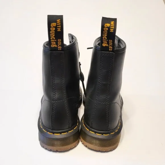 Dr. Martens 1460 Slip Resistant Leather Lace Up Combat Boots M7-W8