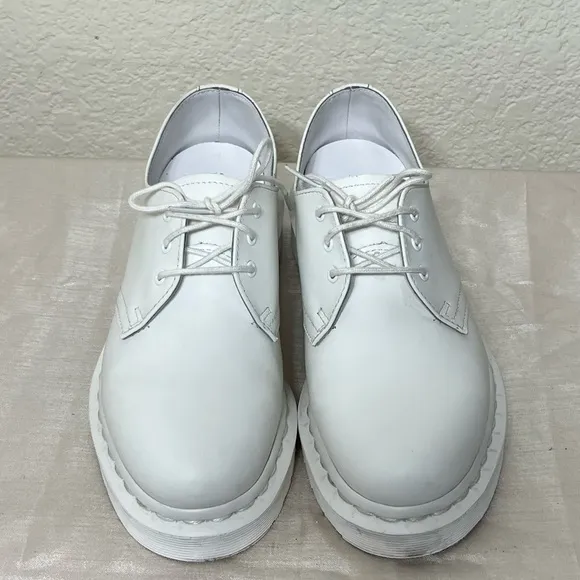Dr. Martens 1461 MONO SMOOTH LEATHER OXFORD SHOES White