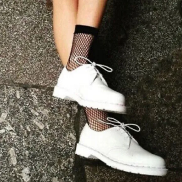 Dr. Martens 1461 MONO SMOOTH LEATHER OXFORD SHOES White